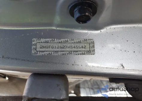 2007 Honda Civic Lx из США, поврежденный, VIN 2HGFG12627H545542